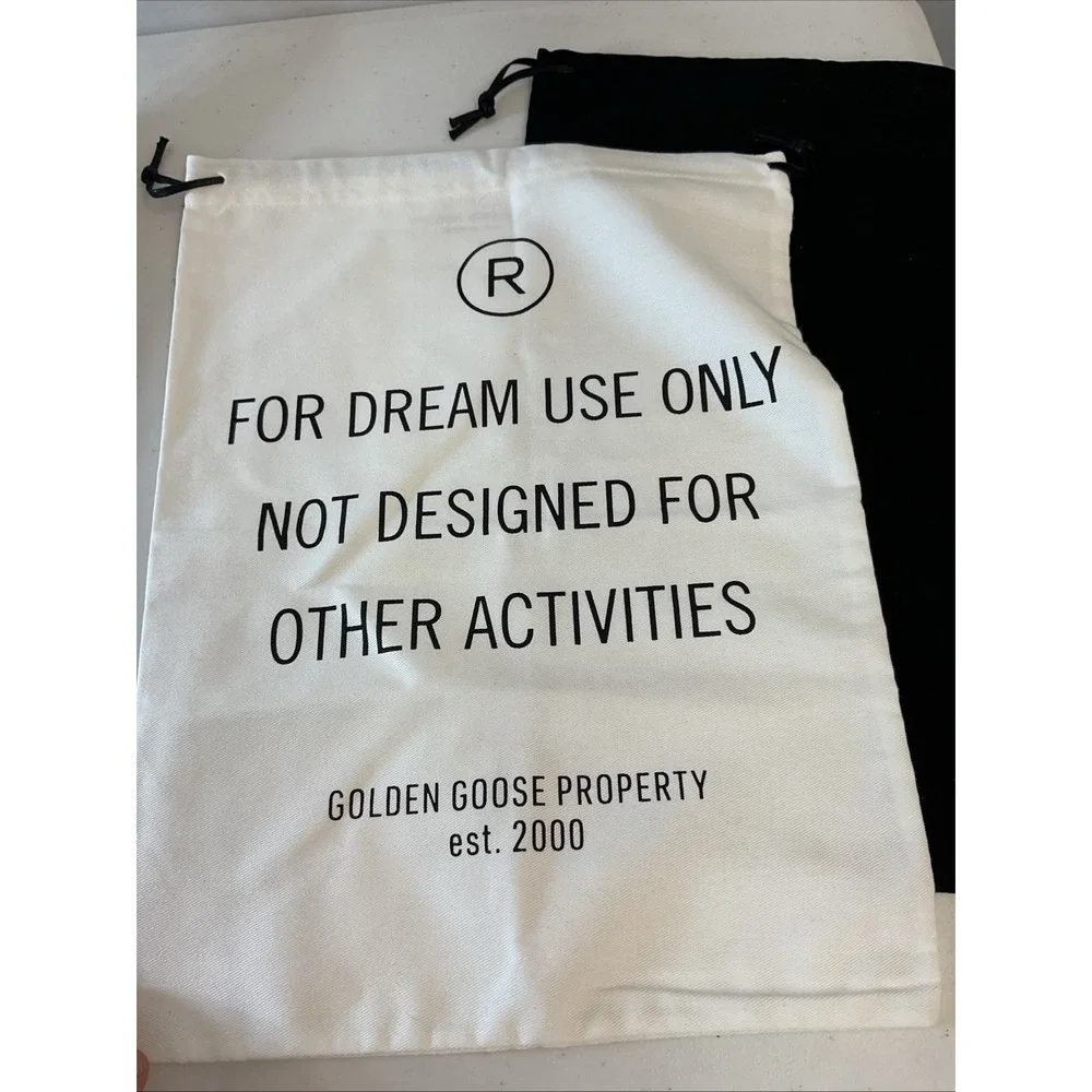 Lot of 6 Golden Goose Shoe Dustbag Heavy Cotton, Drawstring 15
